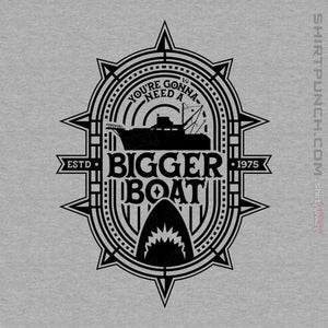 Secret_Shirts Magnets / 3"x3" / Sports Grey Bigger Boat