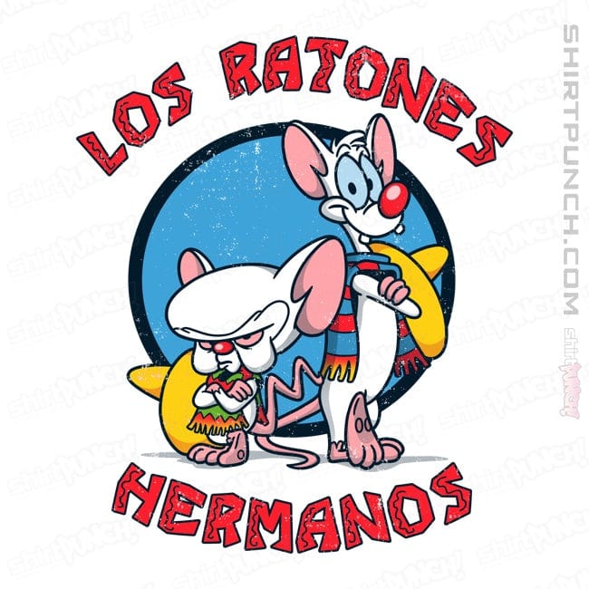 Daily_Deal_Shirts Magnets / 3"x3" / White Los Ratones Hermanos