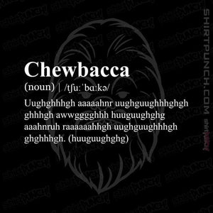 Shirts Magnets / 3"x3" / Black Chewbacca Dictionary