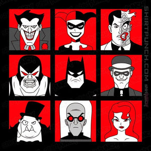 Secret_Shirts Magnets / 3"x3" / Black Bat Villains