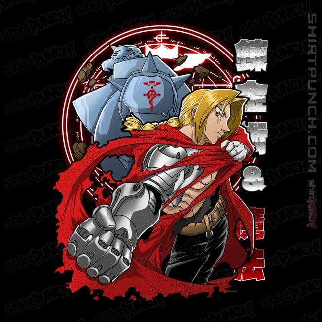 Secret_Shirts Magnets / 3"x3" / Black Fullmetal Brotherhood
