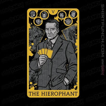 Load image into Gallery viewer, Shirts Magnets / 3&quot;x3&quot; / Black Tarot The Hierophant
