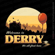 Load image into Gallery viewer, Shirts Magnets / 3&quot;x3&quot; / Black Welcome To Derry
