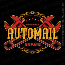 Load image into Gallery viewer, Secret_Shirts Magnets / 3&quot;x3&quot; / Black Rockbell Automail Repair
