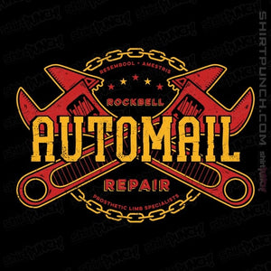 Secret_Shirts Magnets / 3"x3" / Black Rockbell Automail Repair