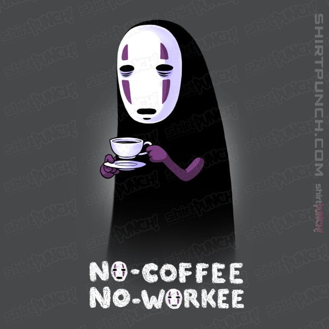 Daily_Deal_Shirts Magnets / 3"x3" / Charcoal No Face No Coffee