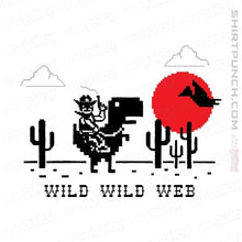 Load image into Gallery viewer, Shirts Magnets / 3&quot;x3&quot; / White Wild Wild Web
