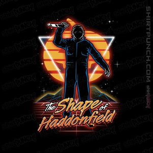 Shirts Magnets / 3"x3" / Black Retro Haddonfield Shape