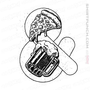 Shirts Magnets / 3"x3" / White Pizza and Beer
