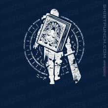 Load image into Gallery viewer, Shirts Magnets / 3&quot;x3&quot; / Navy Grimoire

