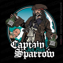 Load image into Gallery viewer, Secret_Shirts Magnets / 3&quot;x3&quot; / Black Capt. Jack Black Sparrow
