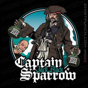 Secret_Shirts Magnets / 3"x3" / Black Capt. Jack Black Sparrow