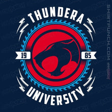 Load image into Gallery viewer, Daily_Deal_Shirts Magnets / 3&quot;x3&quot; / Navy Thundera University
