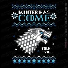 Load image into Gallery viewer, Secret_Shirts Magnets / 3&quot;x3&quot; / Black Ugly Winter
