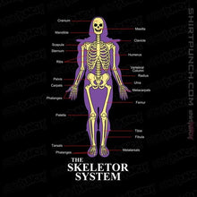Load image into Gallery viewer, Shirts Magnets / 3&quot;x3&quot; / Black The Skeletor System
