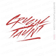 Load image into Gallery viewer, Shirts Magnets / 3&quot;x3&quot; / White Crucial Taunt
