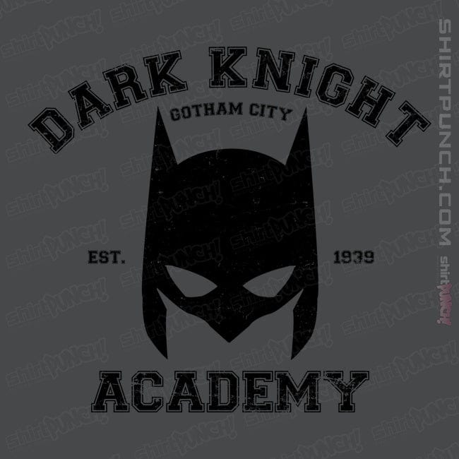 Shirts Magnets / 3"x3" / Charcoal Dark Knight Academy