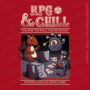Daily_Deal_Shirts Magnets / 3"x3" / Red RPG & Chill