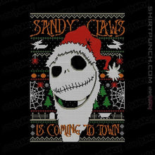 Load image into Gallery viewer, Shirts Magnets / 3&quot;x3&quot; / Black Sandy Claws
