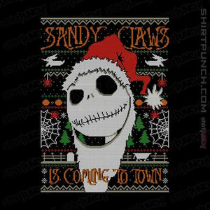 Shirts Magnets / 3"x3" / Black Sandy Claws