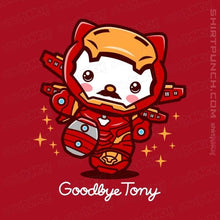 Load image into Gallery viewer, Shirts Magnets / 3&quot;x3&quot; / Red Goodbye Tony
