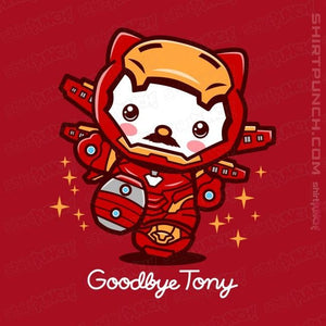 Shirts Magnets / 3"x3" / Red Goodbye Tony