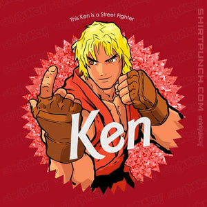 Daily_Deal_Shirts Magnets / 3"x3" / Red Ken Doll