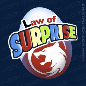 Shirts Magnets / 3"x3" / Navy Law Of Surprise