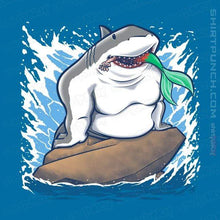Load image into Gallery viewer, Shirts Magnets / 3&quot;x3&quot; / Sapphire The Little Shark

