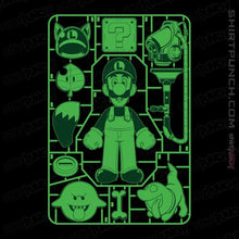 Load image into Gallery viewer, Secret_Shirts Magnets / 3&quot;x3&quot; / Black Luigi Model Sprue
