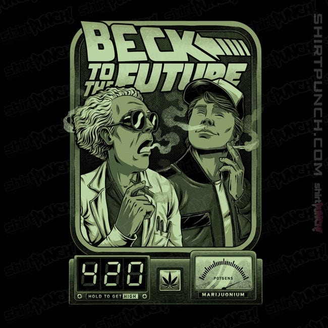 Secret_Shirts Magnets / 3"x3" / Black Beck In Time