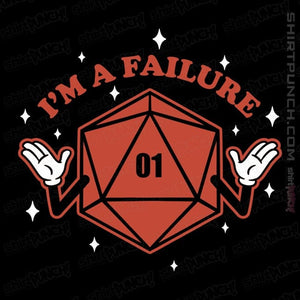 Shirts Magnets / 3"x3" / Black I'm A Failure Red