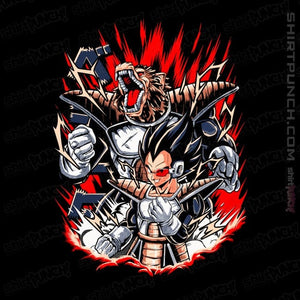 Daily_Deal_Shirts Magnets / 3"x3" / Black A Saiyan Prince