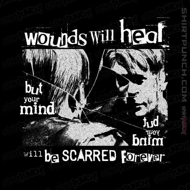 Secret_Shirts Magnets / 3"x3" / Black Wounds Will Heal