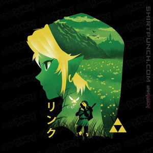 Shirts Magnets / 3"x3" / Black Hyrule Hero