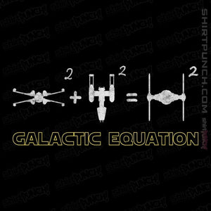 Daily_Deal_Shirts Magnets / 3"x3" / Black Galactic Equation