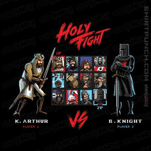 Shirts Magnets / 3"x3" / Black Holy Fight