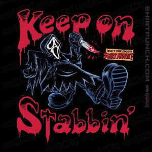 Secret_Shirts Magnets / 3"x3" / Black Keep On Stabbin' Ghost