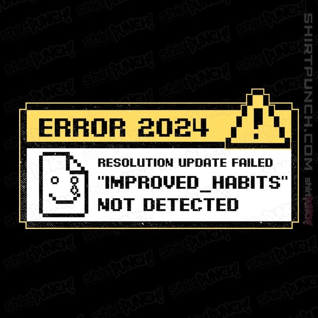 Daily_Deal_Shirts Magnets / 3"x3" / Black Resolutions 2024