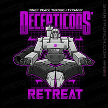 Load image into Gallery viewer, Shirts Magnets / 3&quot;x3&quot; / Black Decepticons Retreat
