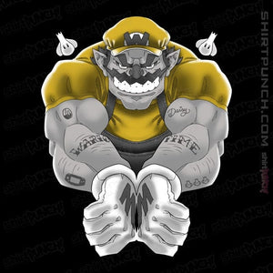 Daily_Deal_Shirts Magnets / 3"x3" / Black Wario Time