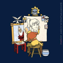 Load image into Gallery viewer, Shirts Magnets / 3&quot;x3&quot; / Navy Me, Myself, And Aang
