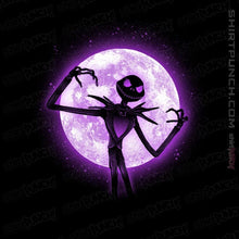 Load image into Gallery viewer, Shirts Magnets / 3&quot;x3&quot; / Black Moonlight Skeleton

