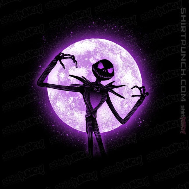 Shirts Magnets / 3"x3" / Black Moonlight Skeleton