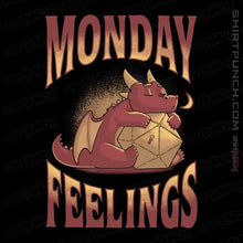Load image into Gallery viewer, Daily_Deal_Shirts Magnets / 3&quot;x3&quot; / Black Monday Feelings
