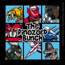 Load image into Gallery viewer, Shirts Magnets / 3&quot;x3&quot; / Black The Dinozord Bunch
