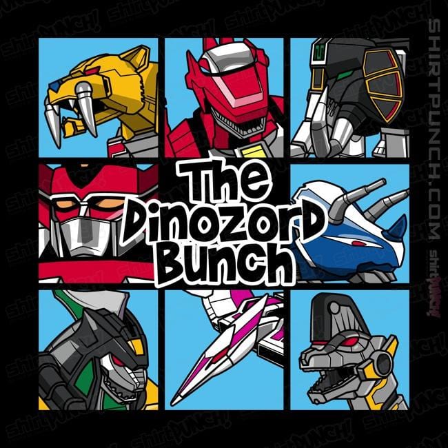 Shirts Magnets / 3"x3" / Black The Dinozord Bunch