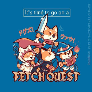 Shirts Magnets / 3"x3" / Sapphire It's Time To Go On A Fetch Quest
