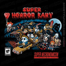 Load image into Gallery viewer, Daily_Deal_Shirts Magnets / 3&quot;x3&quot; / Black Super Horror Kart
