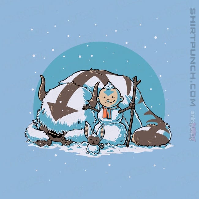 Secret_Shirts Magnets / 3"x3" / Powder Blue Snow Bender